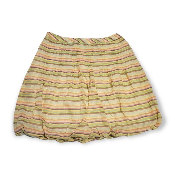 Cynthia Steffe Stripped Pastel Skirt - 2 Skirts in 1 - Size 10 - Picture 2 of 7